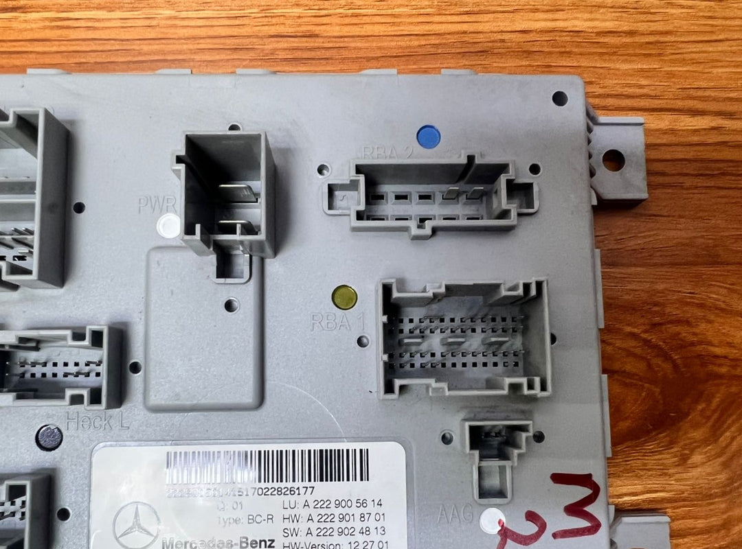 Mercedes-Benz S-Class Rear SAM Body Control Module A2229005614 W222 V222 X222 OEM