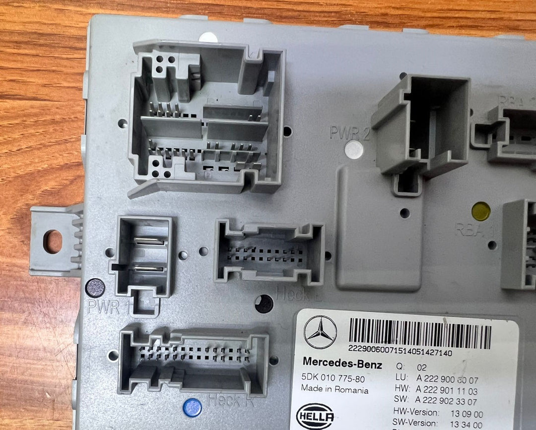 Mercedes-Benz C-Class SAM Body Control Module A2229006007 W205 W222 S-Class OEM