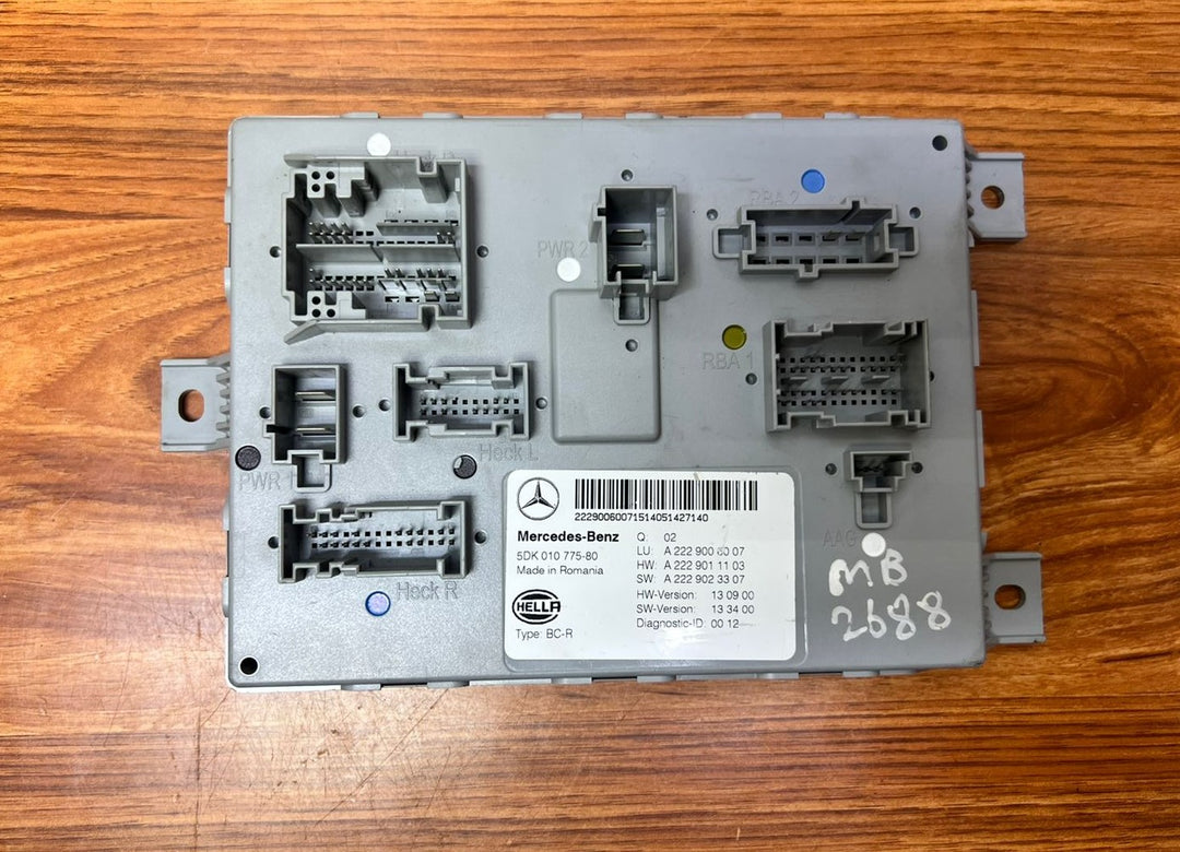 Mercedes-Benz C-Class SAM Body Control Module A2229006007 W205 W222 S-Class OEM