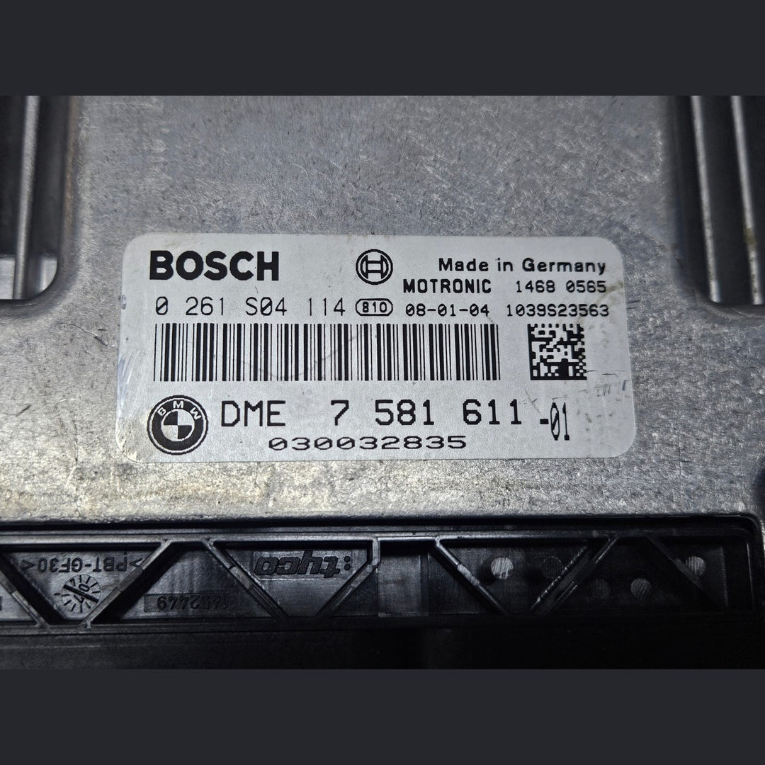 BMW E90 E60 320i N46N Engine Control Unit DME ECU SET 7581611 OEM USED