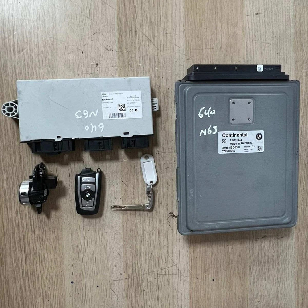 2008–2015 BMW 750i F02 F06 F12 N63 Engine Control Unit ECU Set (7633374) – OEM