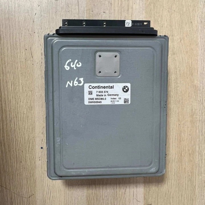 2008–2015 BMW 750i F02 F06 F12 N63 Engine Control Unit ECU Set (7633374) – OEM