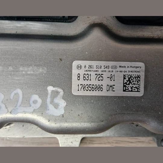 BMW F30 N20B20B Engine ECU DME FEM Set No Key (8631725) – OEM