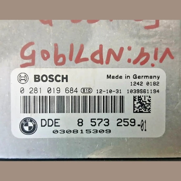 BMW F30 320d N47N Diesel DDE Engine ECU Kit Control Module (8573259) – OEM