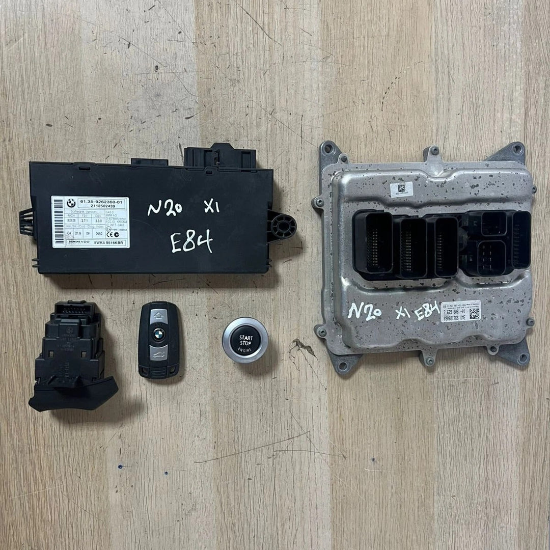 BMW X1 xDrive20i E84 N20 Engine Control Unit ECU Kit + CAS3 + 3 Keys (7629006) – OEM