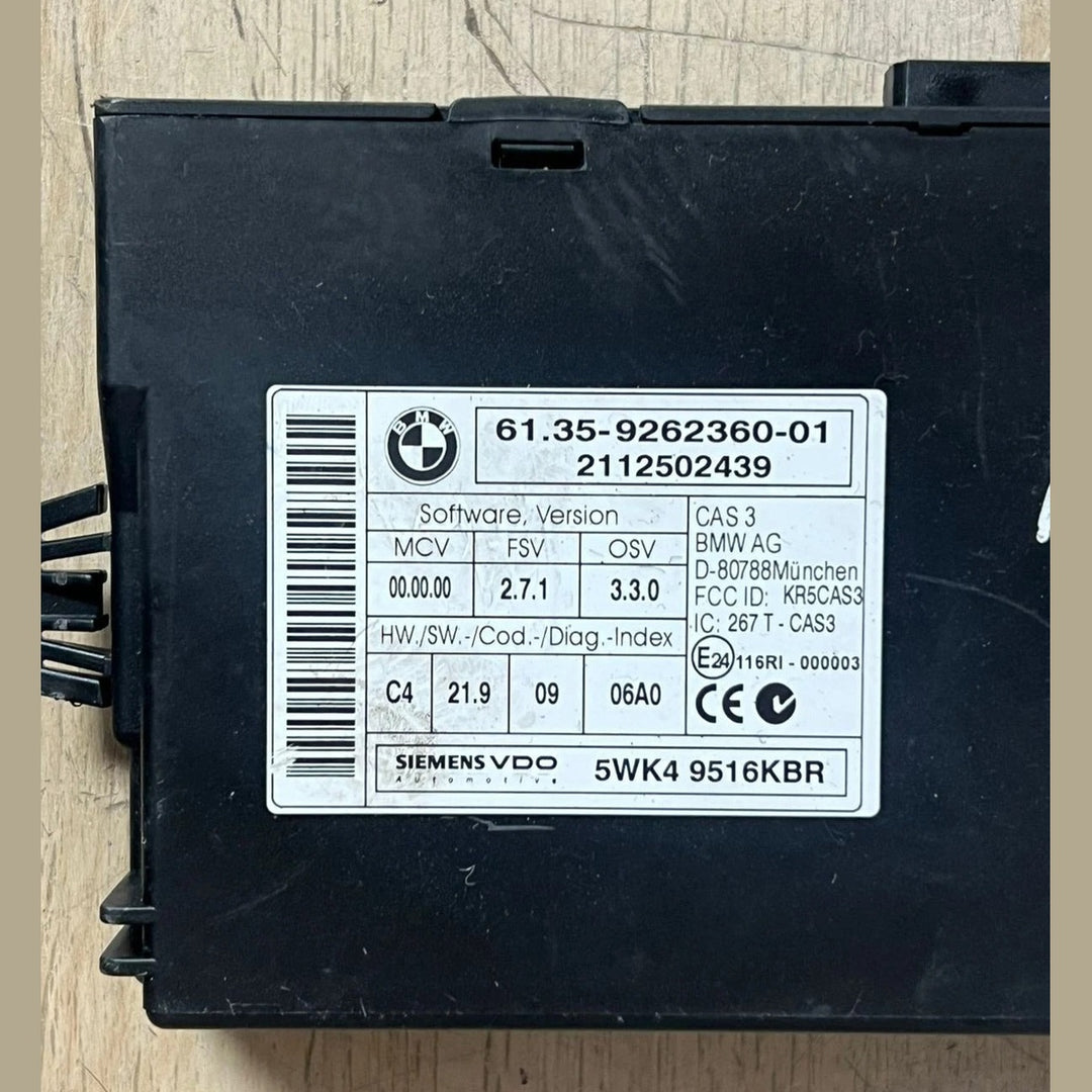 BMW X1 xDrive20i E84 N20 Engine Control Unit ECU Kit + CAS3 + 3 Keys (7629006) – OEM