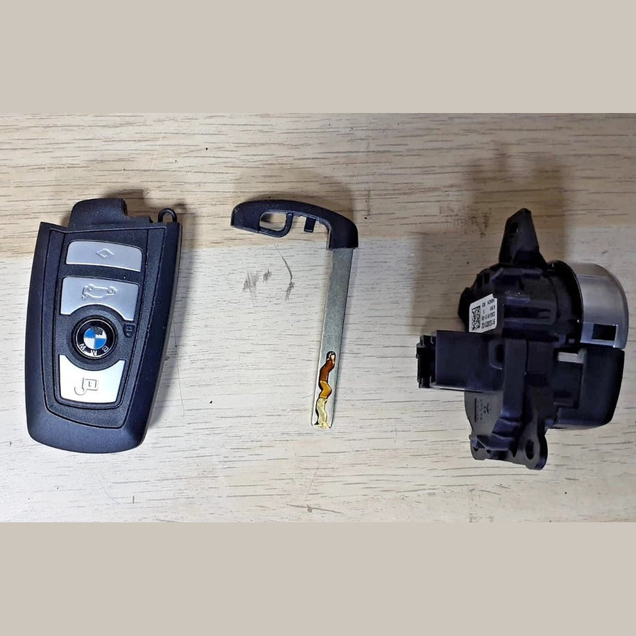BMW F10 528i N20 CAS4 FEM Basic Control Unit ECU Set With Key (8664661) – OEM