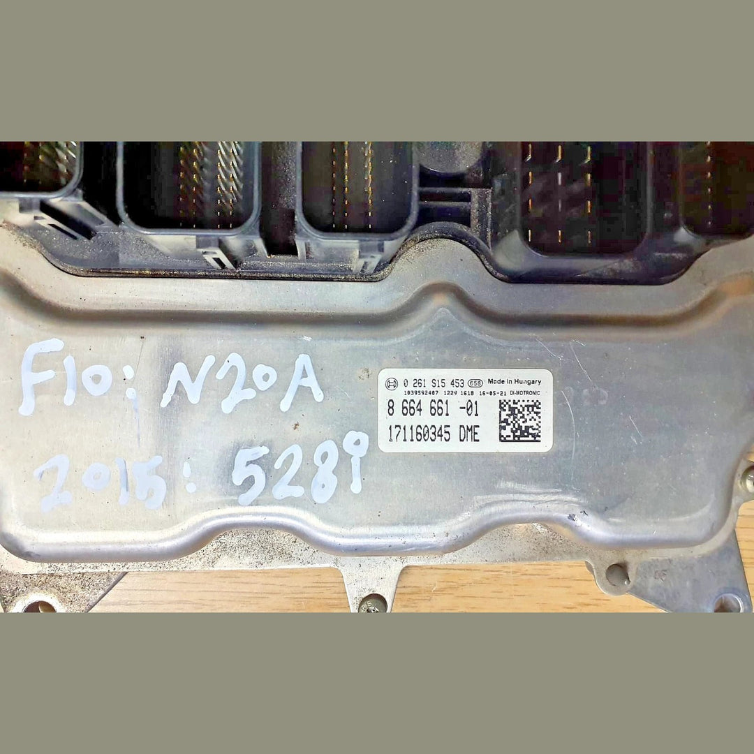 BMW F10 528i N20 CAS4 FEM Basic Control Unit ECU Set With Key (8664661) – OEM