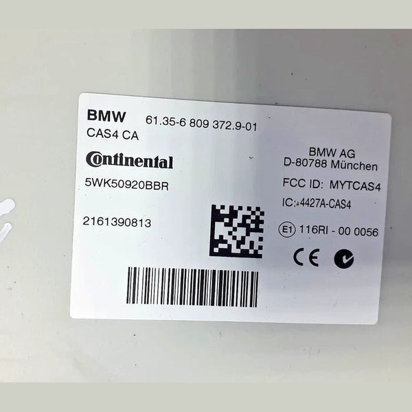 BMW F10 528i N20 CAS4 FEM Basic Control Unit ECU Set With Key (8664661) – OEM