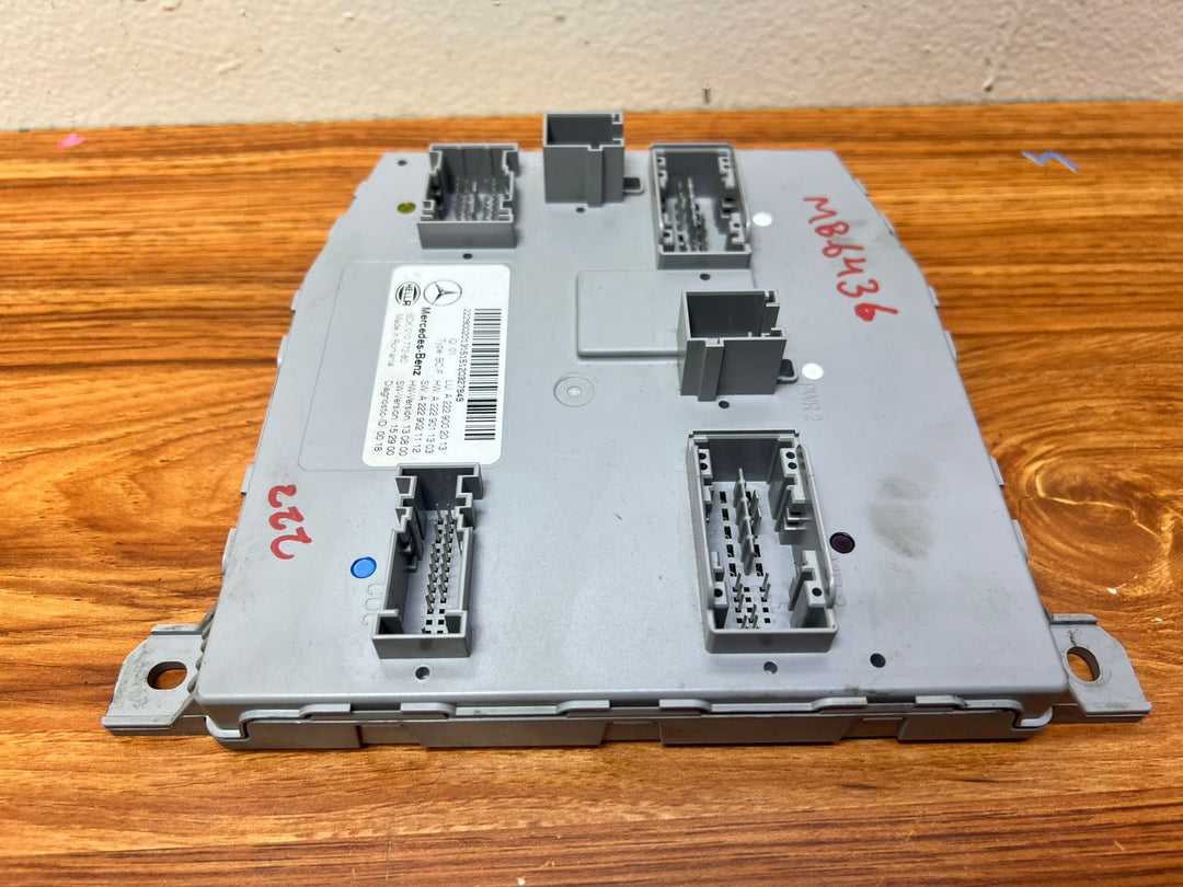 Mercedes-Benz S-Class Front SAM Body Control Module A2229002013 W222 V222 X222 OEM