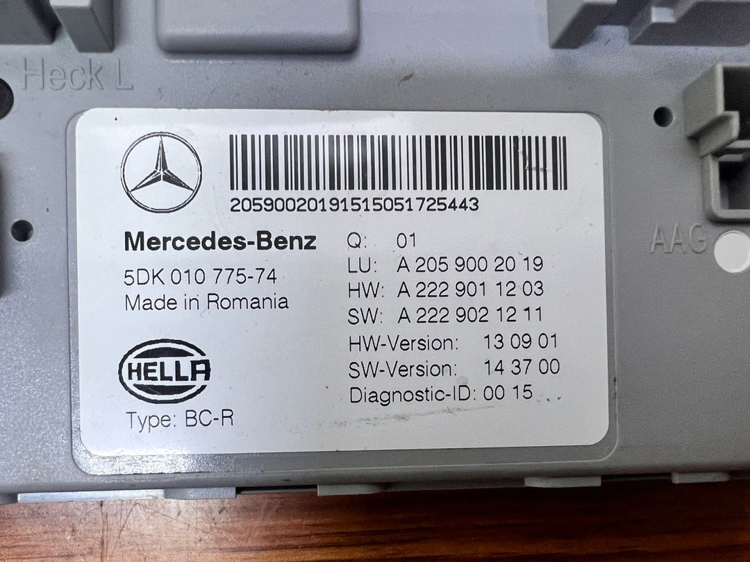 Mercedes-Benz Rear SAM Control Module A2059002019 C-Class W205 GLC W253 OEM