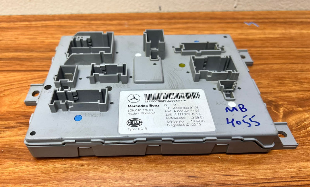 2015 Mercedes-Benz C300 Rear SAM Control Unit A2229009708 C-Class W205 OEM