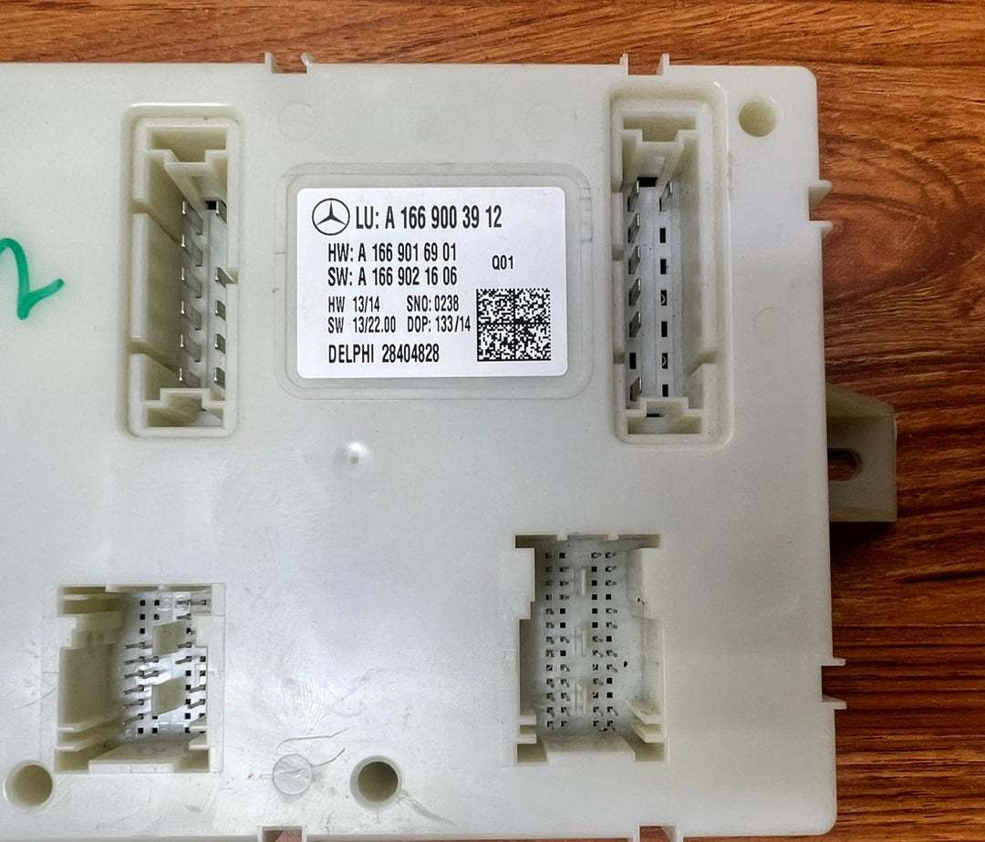 2014-2016 Mercedes-Benz GL450 Rear SAM Control Module A1669003912 X166 GL500 GL550 OEM