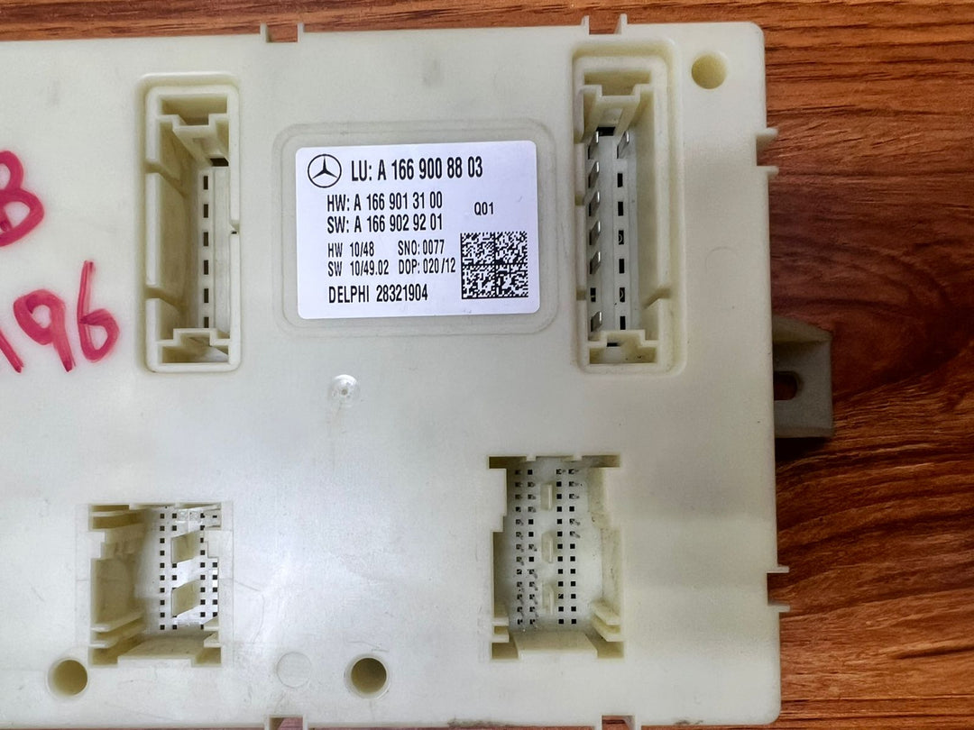 2011-2015 Mercedes-Benz ML63 AMG Rear SAM Signal Activation Control Module A1669008803 W166 W292 GLE OEM