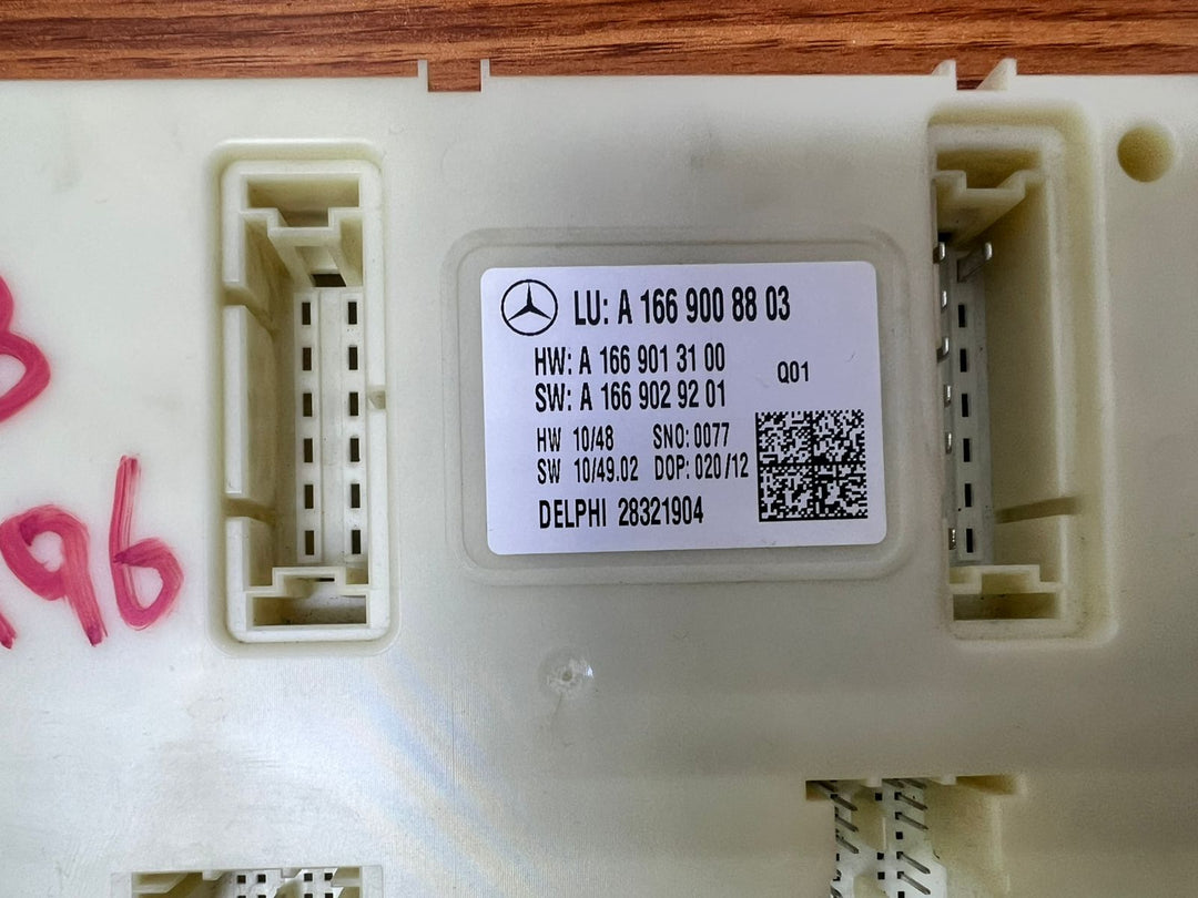 2011-2015 Mercedes-Benz ML63 AMG Rear SAM Signal Activation Control Module A1669008803 W166 W292 GLE OEM