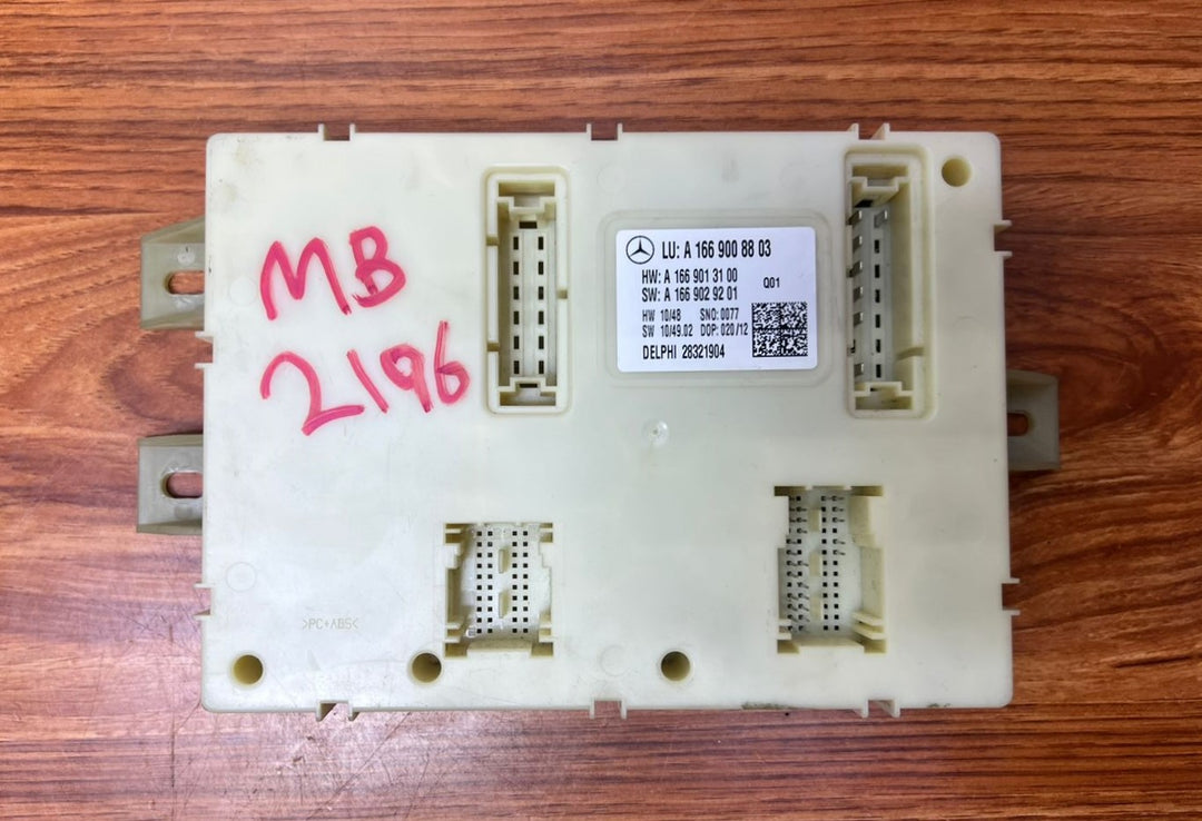 2011-2015 Mercedes-Benz ML63 AMG Rear SAM Signal Activation Control Module A1669008803 W166 W292 GLE OEM