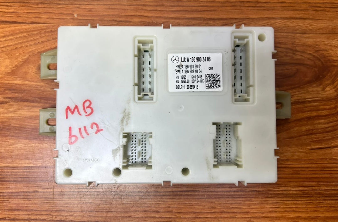 2014 Mercedes-Benz GL450 SAM Signal Activation Control Module A1669003408 GL X166 OEM