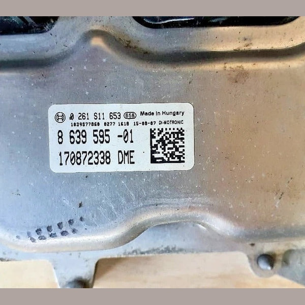 BMW F10 520i LCI N20 Engine Control Unit DME ECU Kit With Key (8639595) – OEM