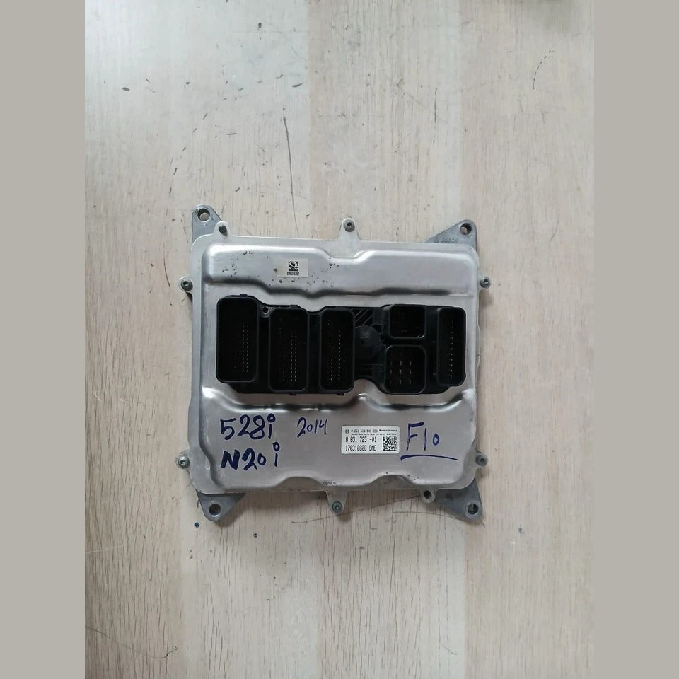BMW F10 528i N20 Engine Control Unit DME ECU Set With Key (8631725) – OEM 2014