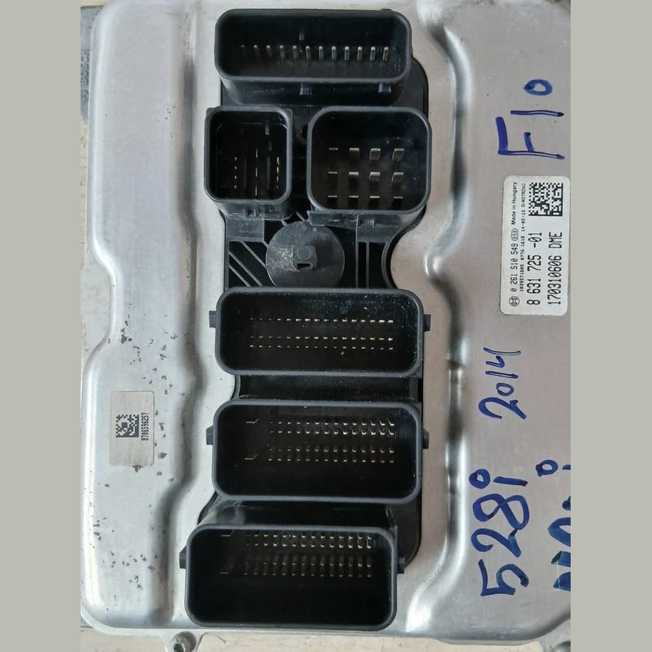BMW F10 528i N20 Engine Control Unit DME ECU Set With Key (8631725) – OEM 2014