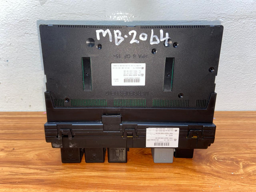 Mercedes-Benz S550 W221 Rear SAM Fuse Box Control Module A2215402550 A2215451362 OEM