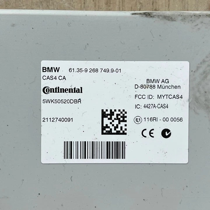 BMW F10 520i X3 N20 Engine Control Unit DME ECU Set + CAS4 + Key (7635714) – OEM