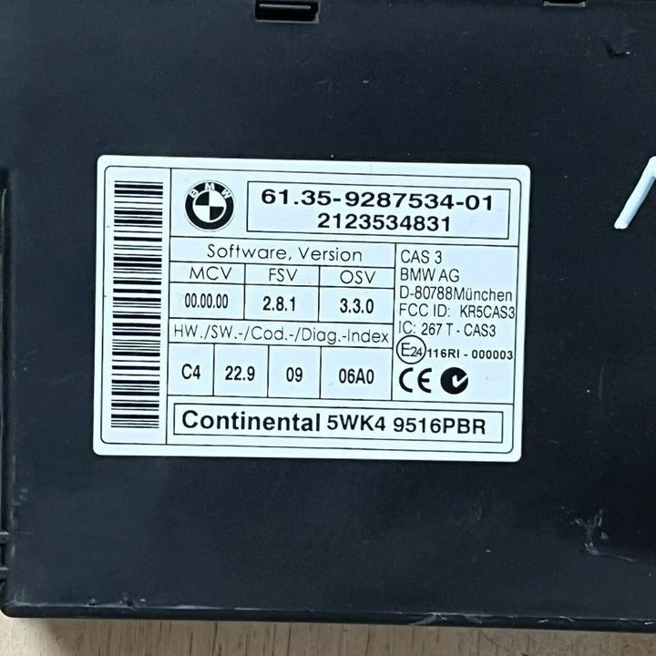 2012 BMW X1 E84 N20 Engine Control Unit ECU Set + CAS3 + 2 Keys (8603576) – OEM