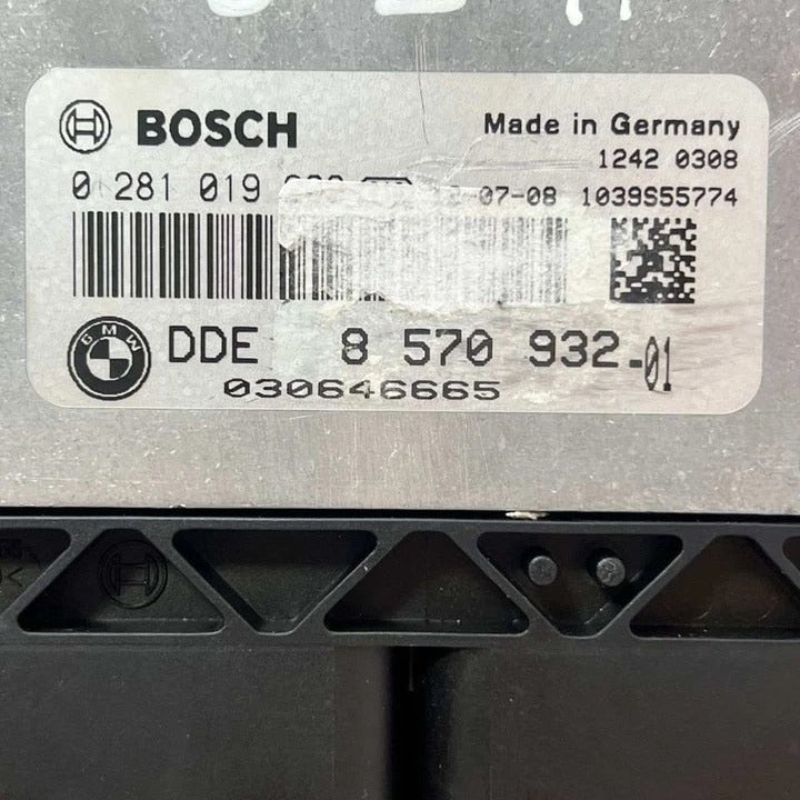 2012 BMW 320i F30 N47D Engine Control Unit Complete Set DDE + FEM + 1 Key (8570932) – OEM