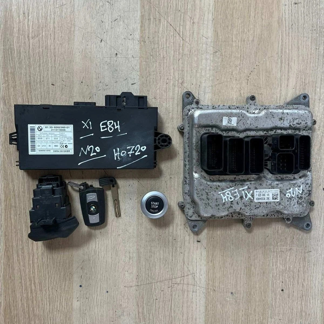 BMW X1 xDrive20i E84 N20 Engine Control Unit ECU + CAS3 + Key Full Kit (7629006) – OEM