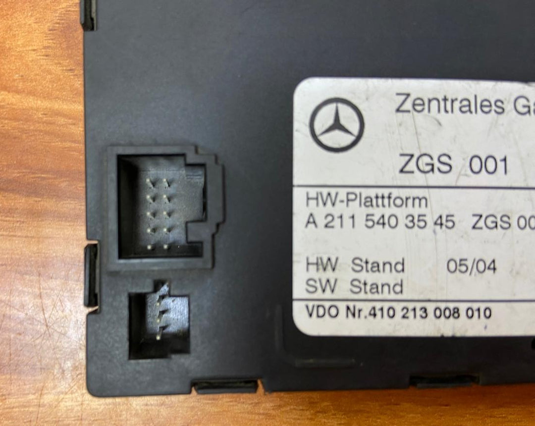 Mercedes-Benz Central Gateway Control Module A2115403545 W203 W211 OEM