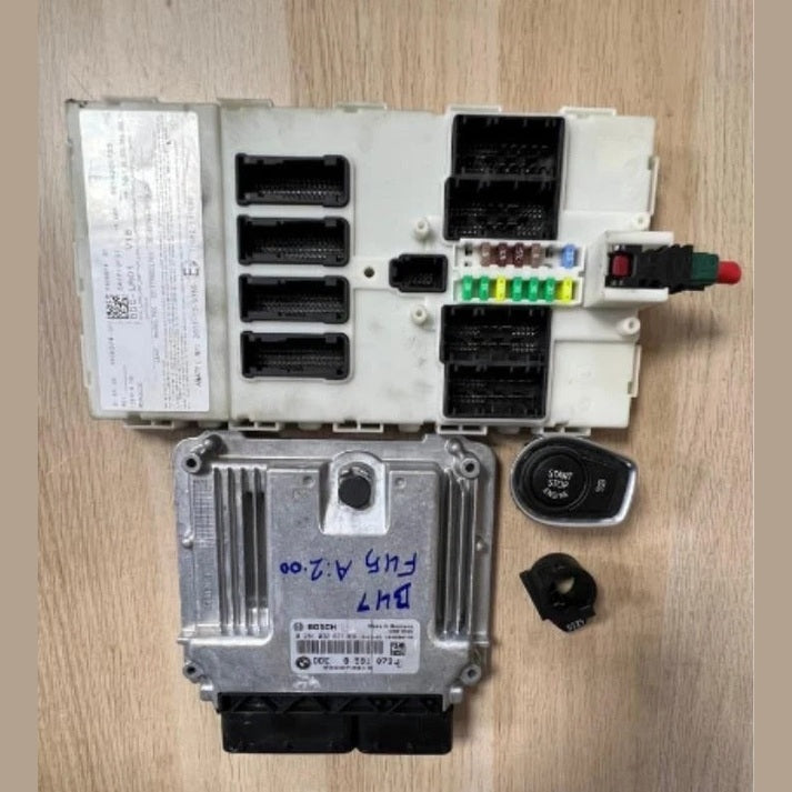 2015 BMW 2 Series F45 B47 Diesel Engine Control Unit ECU Set (8591073) – OEM