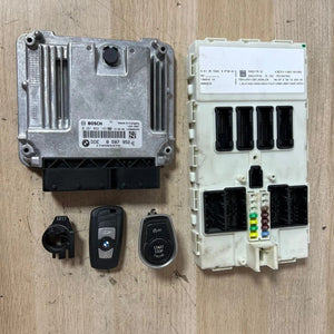 BMW 218d F45 B47 Diesel Engine Control Unit ECU Kit DDE (8587952) – OEM 2015