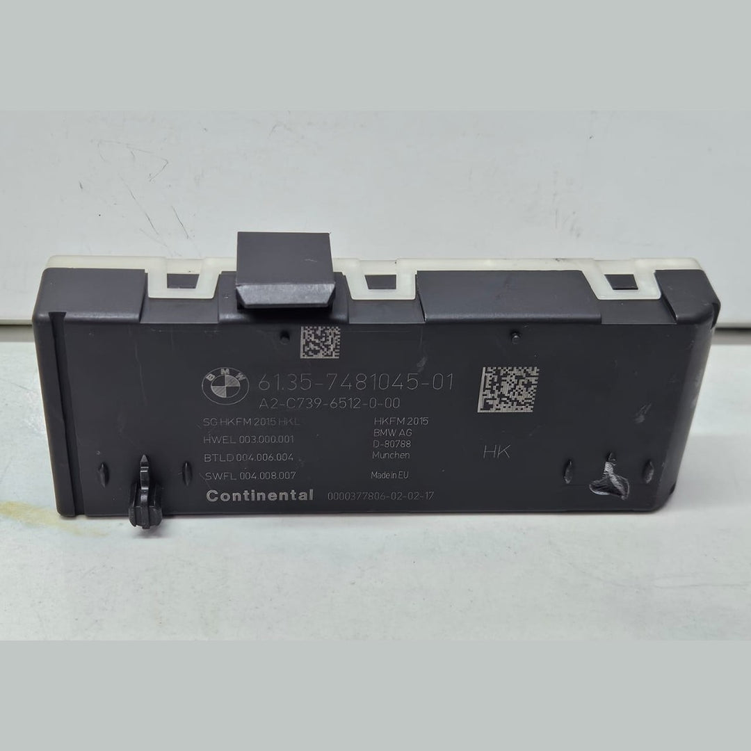 BMW 7 Series G11 G12 Trunk Control Unit 7481045 OEM USED