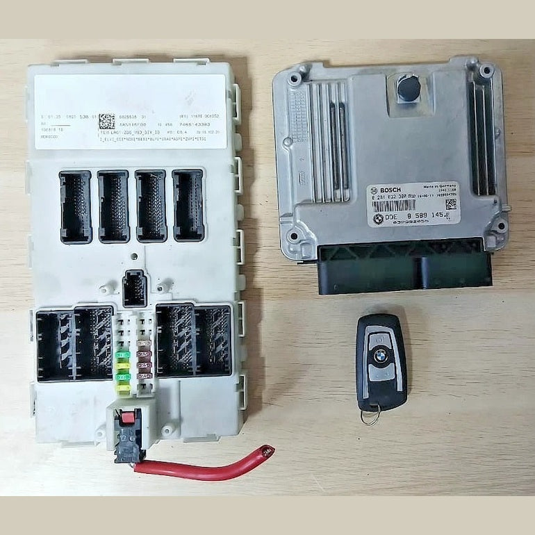 BMW F45 216d B37 Diesel Engine Control Unit ECU Kit DDE + FEM Module + Key (8589145) – OEM Automatic