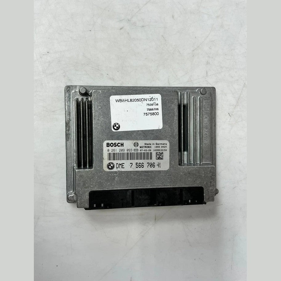 BMW 06-07 E60 E61 E63 E65 E66 550i 650i 750i N62 ENGINE ECU DME CAS ZAS SET 7566706