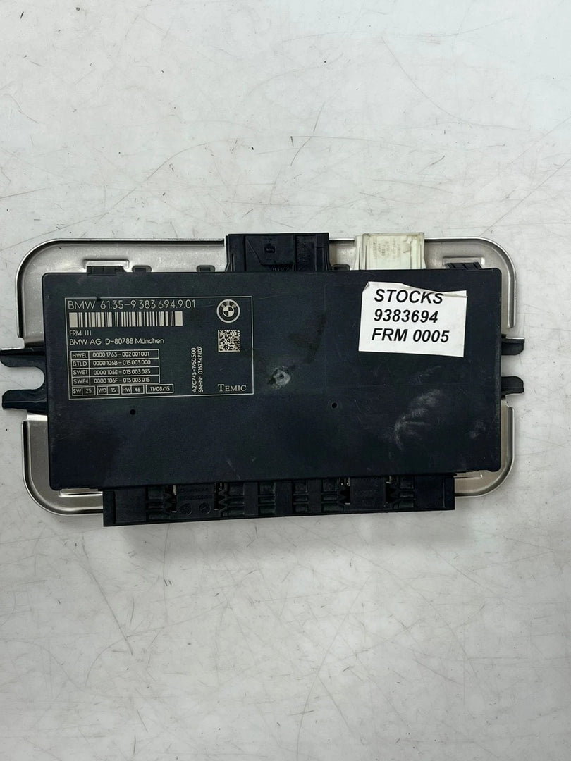 2011–2016 BMW X4 F26 Footwell Light Control Module FRM III (9383694) – OEM