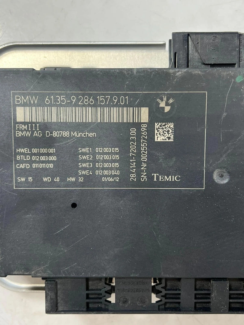 2011–2017 BMW X3 F25 X4 F26 FRM3 Footwell Light Control Module (9286157) – OEM
