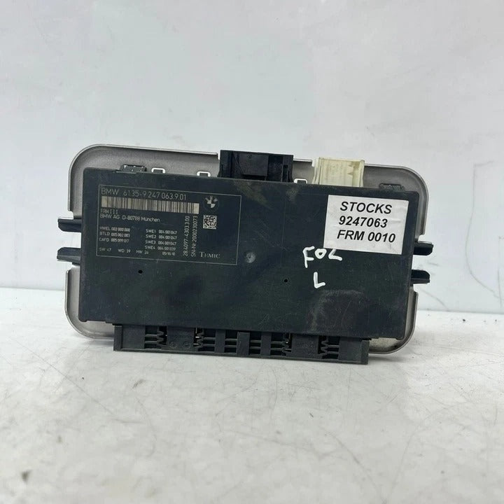 2010–2016 BMW 550i F10 F12 F01 F25 F26 Footwell Light Control Module FRM3 (9247063) – OEM