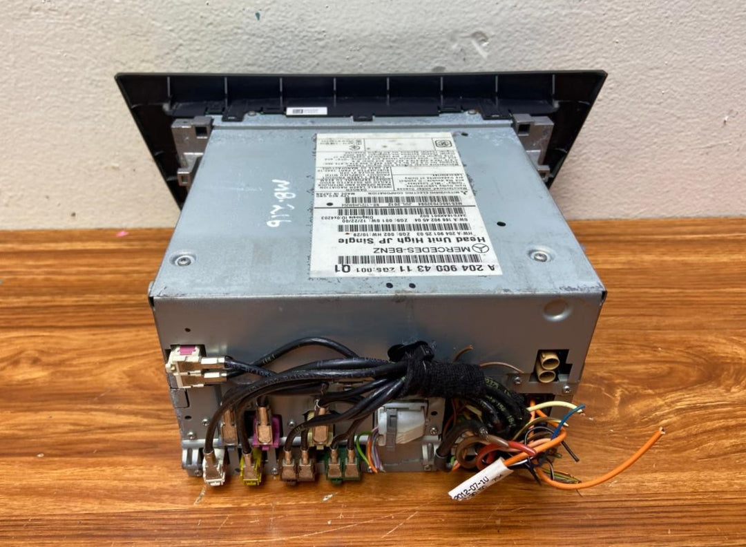 Mercedes-Benz Head Unit CD Player A2049004311 C-Class W204 OEM Radio Audio