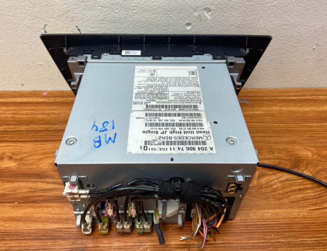 Mercedes-Benz Head Unit CD Player A2049007411 C-Class W204 OEM Radio Audio
