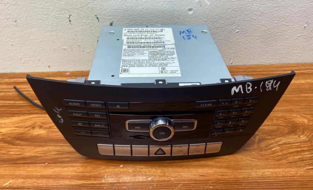 Mercedes-Benz Head Unit CD Player A2049007411 C-Class W204 OEM Radio Audio