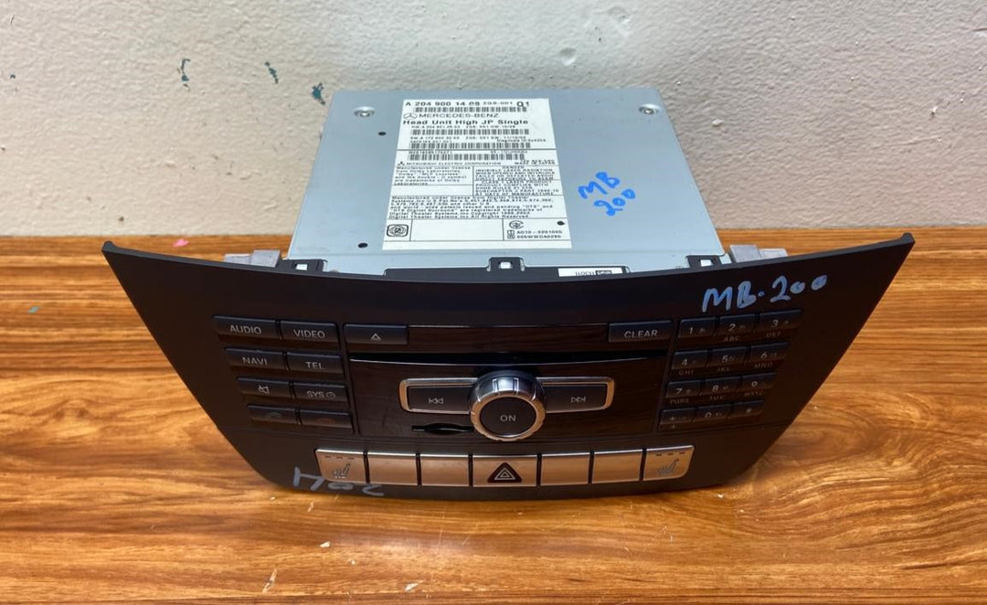 Mercedes-Benz Head Unit CD Player A2049001408 C-Class W204 OEM Radio Audio