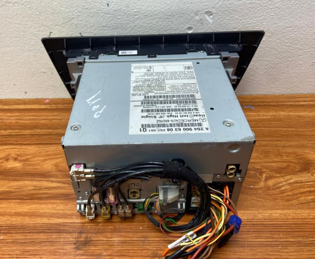 Mercedes-Benz Head Unit CD Player A2049006308 C-Class W204 OEM Radio Audio