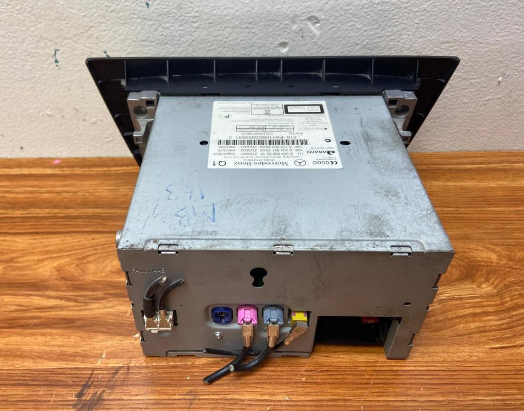 Mercedes-Benz Head Unit CD Player A2049005510 C-Class W204 OEM Radio Audio