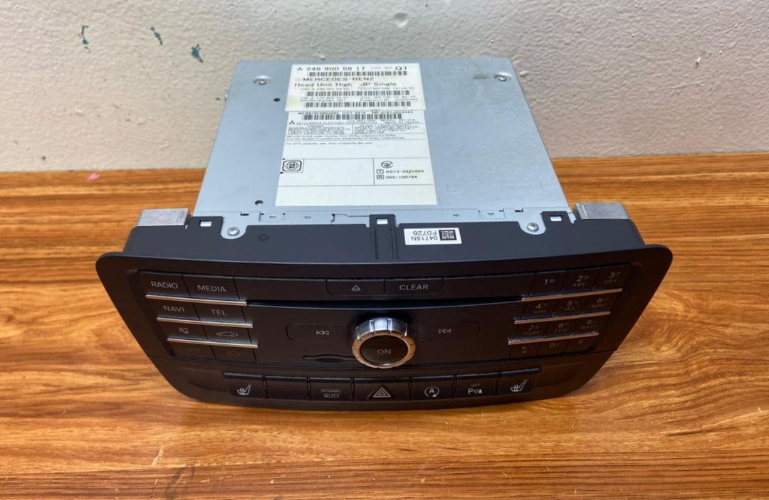 Mercedes-Benz Head Unit CD Player A2469005817 A-Class W246 B-Class OEM Radio Audio