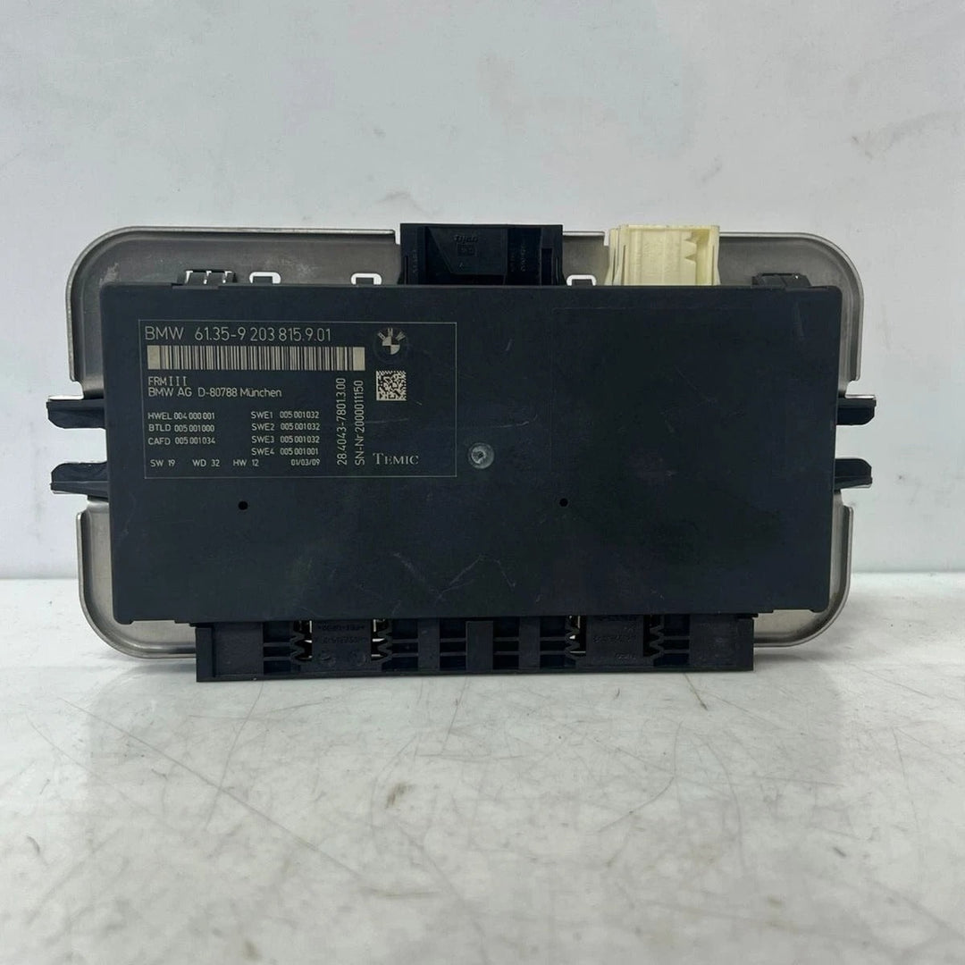 2009–2015 BMW F01 F02 F07 740i 750i 550i 650i FRM3 Footwell Module (9203815) – OEM