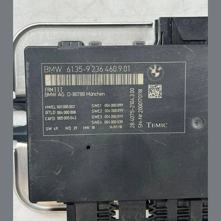 BMW 5 Series F10 F11 FRM3 Footwell Light Module Control Unit (9236460) – OEM