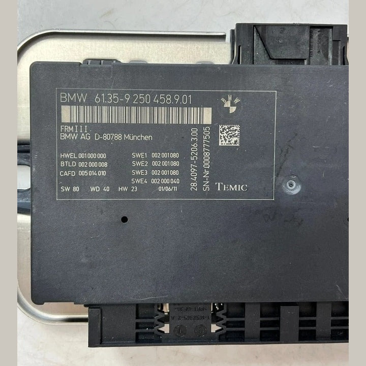 2011–2014 BMW FRM III X3 F25 Footwell Light Control Module (9250458) – OEM