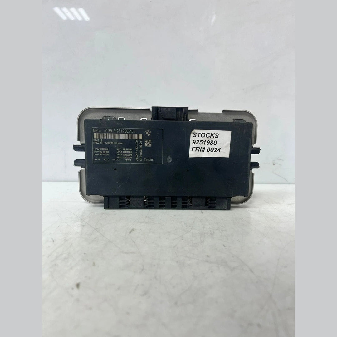 2011–2017 BMW X3 F25 X4 F26 FRM3 Footwell Body Control Module (9251980) – OEM