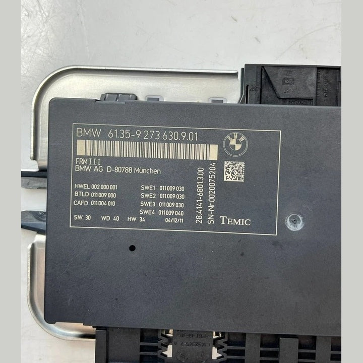 2011-2015 BMW 550i 535i 640i 650i F10 F12 FRM3 Footwell Light Control Module 9273630 OEM